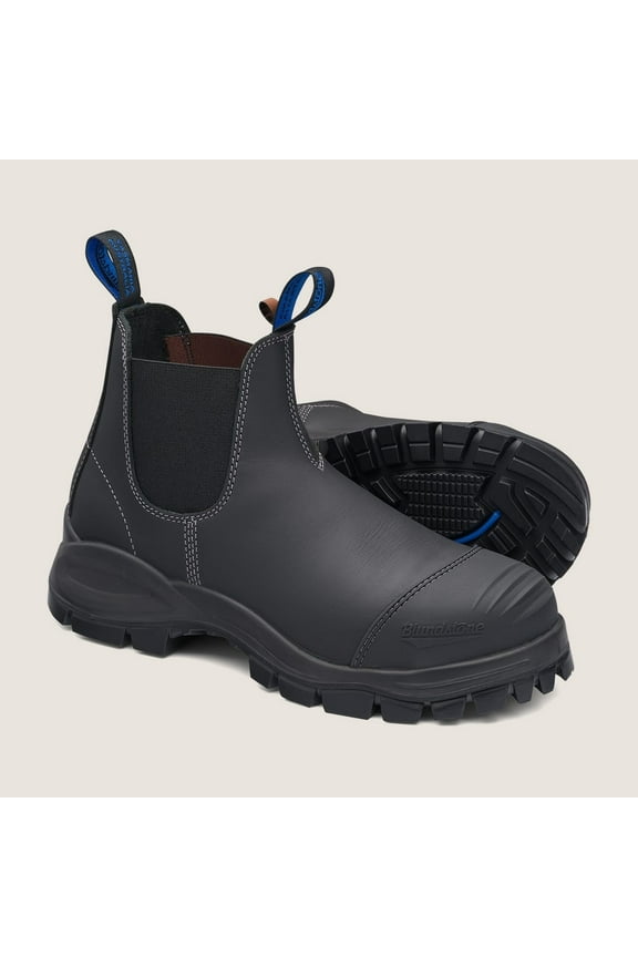 Safety Mens Extreme Steel Toe Chelsea Work Boot Black 990