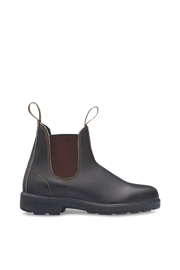 Shock Absorbing Chelsea, Medium Closed Toe Stout Brown, 105