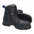 thumbnail image 1 of Blundstone Steel Toe Lace Up Side Zip, Water Resistant, Black, US size 10, 1 of 2
