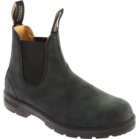 Blundstone Super 550 Series Chelsea Boot Rustic Black 8 M