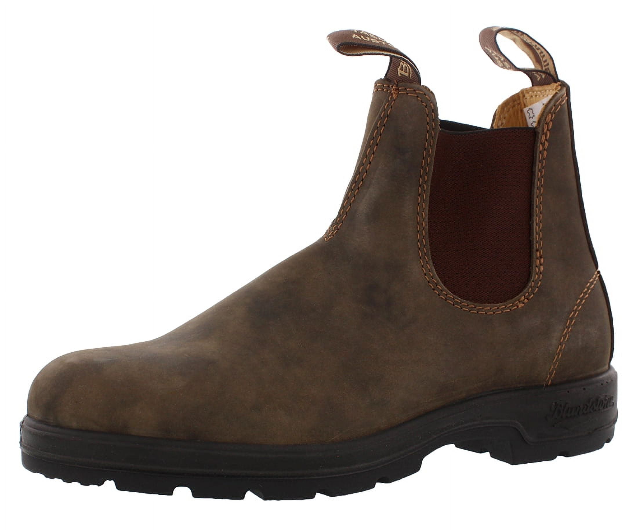 Blundstone Super 550 Series Chelsea Boot Rustic Brown 7.5 M - Walmart.com