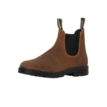 Blundstone Waxed Suede Chelsea Boots, Brown