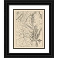 thumbnail image 1 of Blunt 26x32 Black Ornate Wood Framed with Double Matting Museum Art Print Titled - Virginia Maryland Delaware - Blunt 1861, 1 of 4