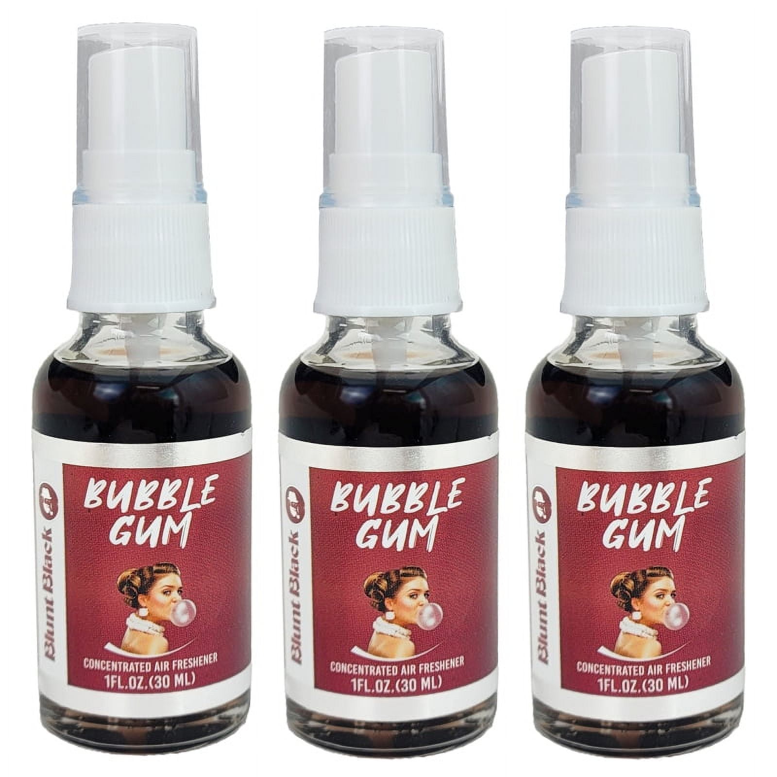 Blunt Black Concentrated Air Freshener Spray 1oz. Size Bottle 3Pack