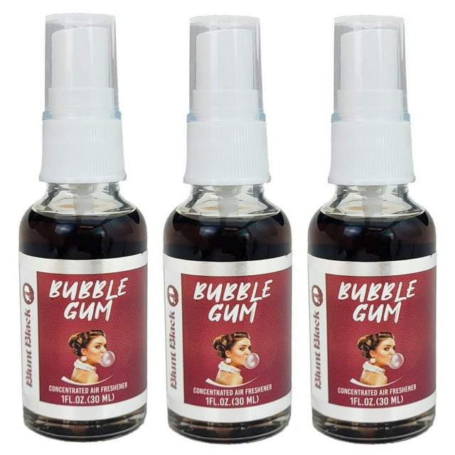 Blunt Black Concentrated Air Freshener Spray 1oz. Size Bottle 3Pack