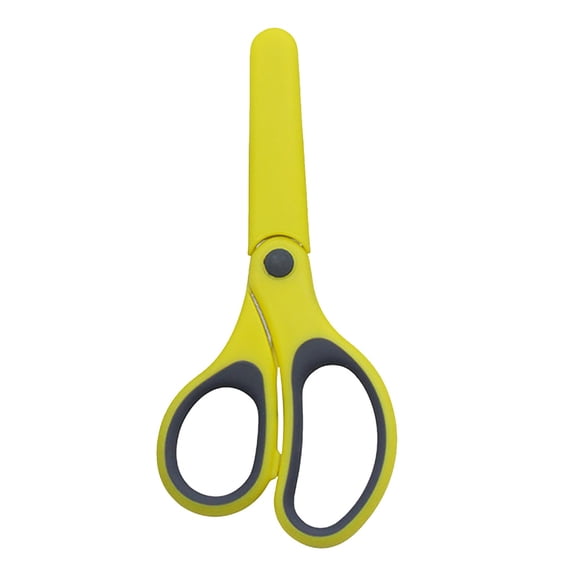 Blunt Tip Craft Scissors, Soft Anti-Slip Grip Stainless Steel Cutting Shears, Smooth Precision Paper Cutting Tools, Lightweight Portable DIY Hand Cutters, Colorful Scissors for Art Craft