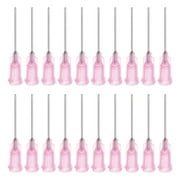 Blunt Tip Dispensing Needle for Liquid Glue Gun, 20G 1", 40 Packs Pink