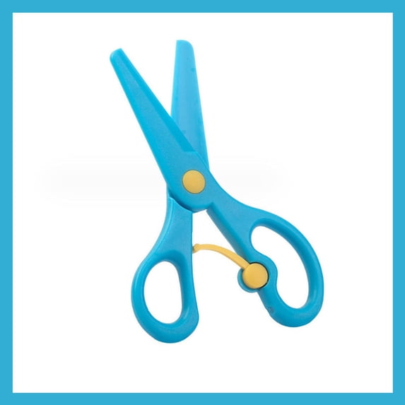 Blunt Tip Stainless Small Craft Scissors With Removable Protective Cover Smooth Sharp Blade Multipurpose Tool For Paper, Fabric, Vinyl, Scrapbooking And DIY Handcraft Projects