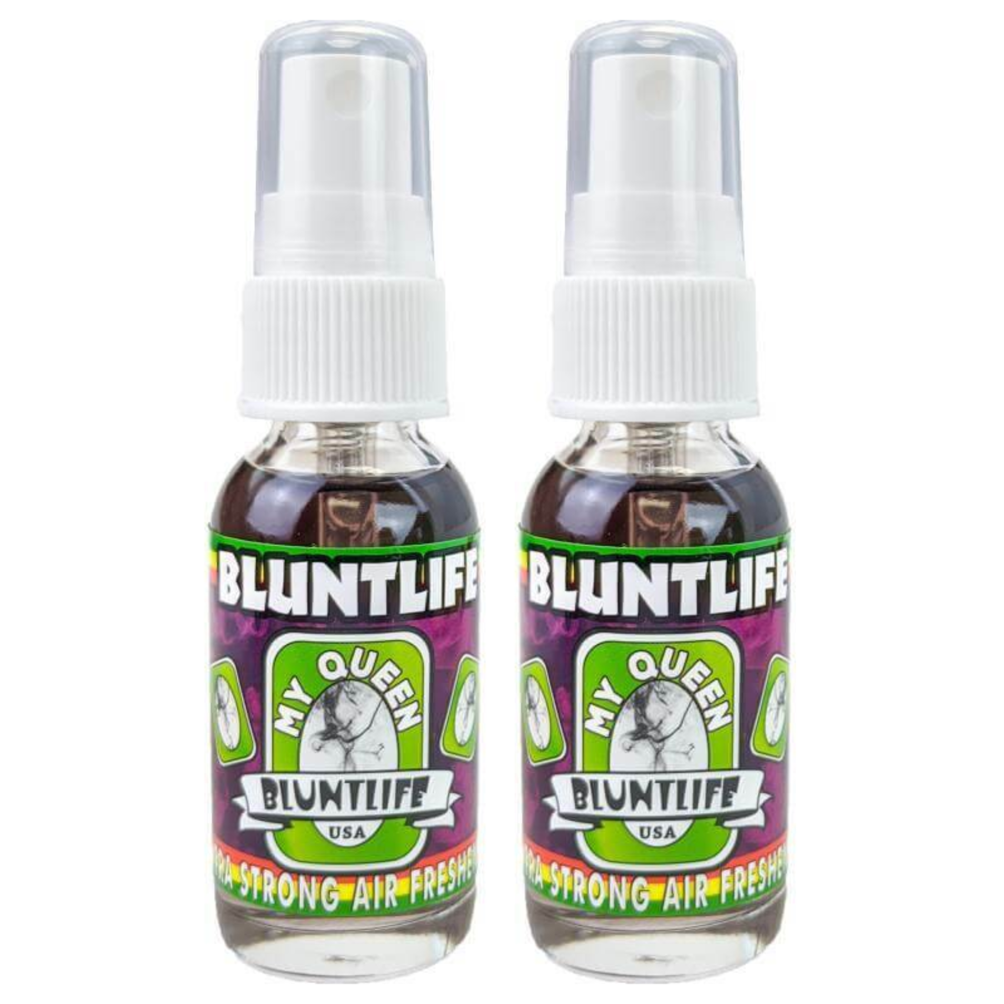 BluntLife MY QUEEN Air Freshener Spray 1.0 oz. Bottles Long Lasting (2
