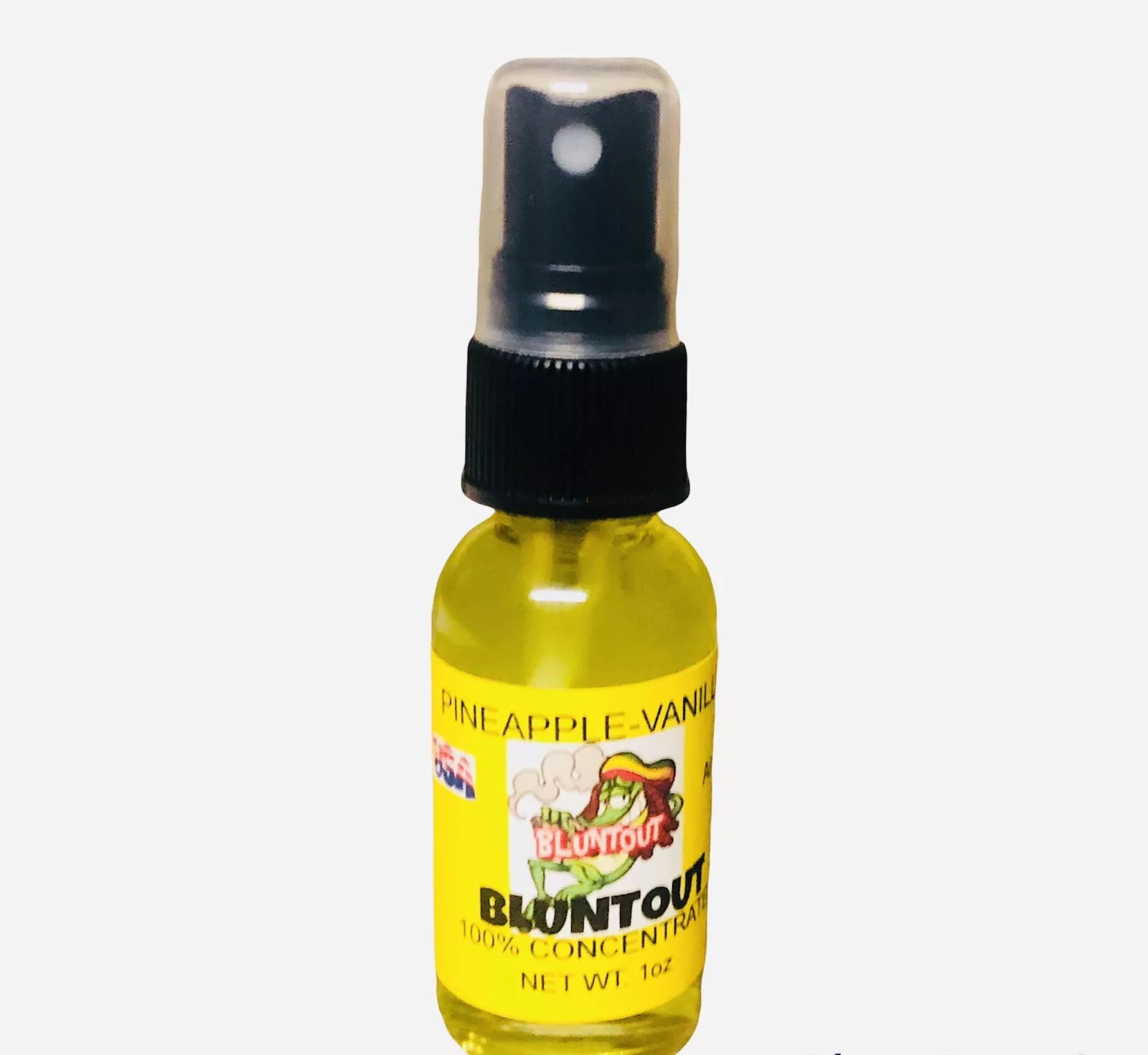 Bluntout -Pineapple Vanilla -100% Concentrated Car Air Freshener Oil Spray -1Oz