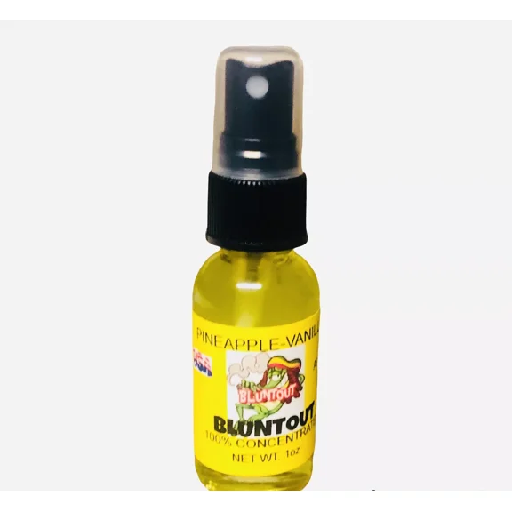 Bluntout -Pineapple Vanilla -100% Concentrated Car Air Freshener Oil Spray -1Oz