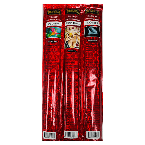 Bluntwalla Jumbo Incense Sticks Assorted 3 Pack