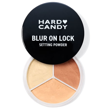 Hard Candy Blur On Lock Setting Powder, Brightening & Baking Loose Powder, Translucent Peach 5294