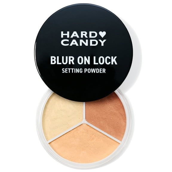 Hard Candy Blur On Lock Setting Powder, Brightening & Baking Loose Powder, Translucent Peach 5294