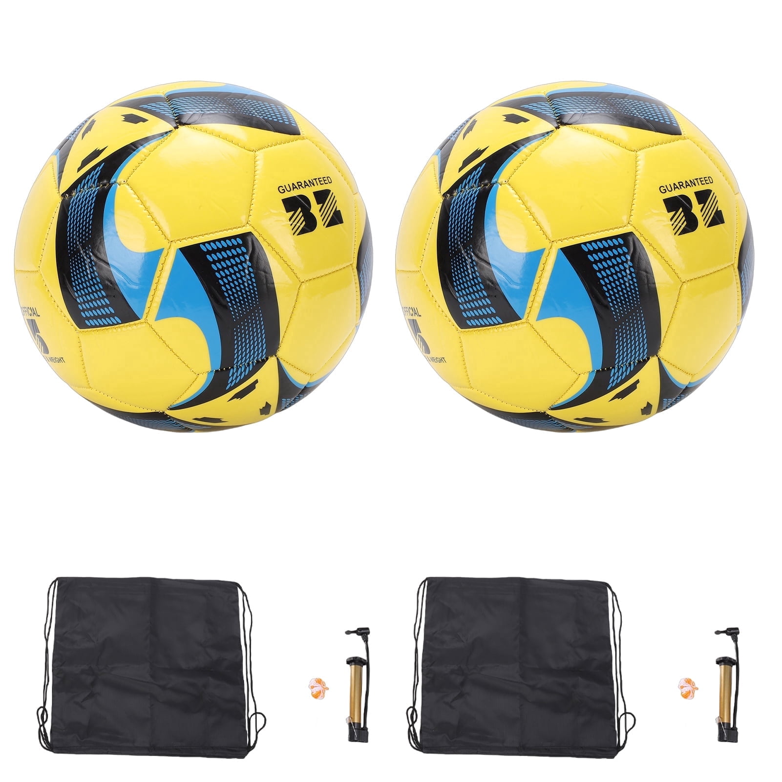 Blusea 2 Pack Soccer Ball With Pump Size 5 Sport Training Ball For Kids blusea-2-pack-soccer-ball-with-pump-size-5-sport-training-ball-for-kids