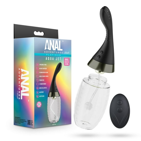 Anal Adventures Platinum - Aqua Jet - Black