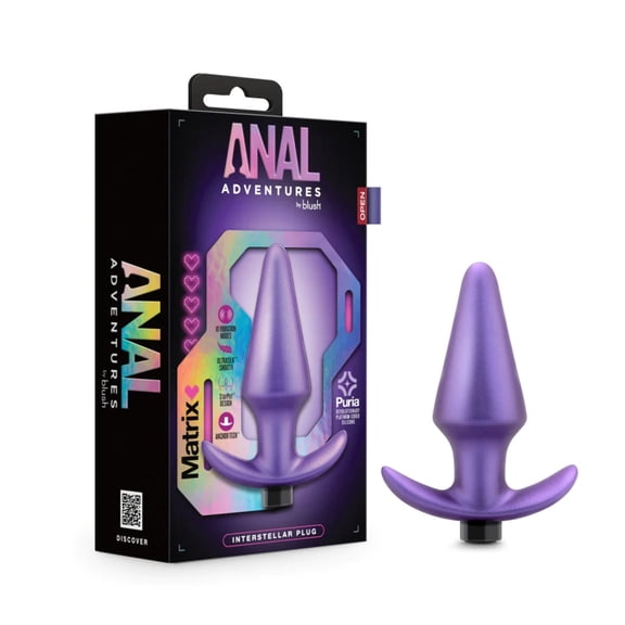 Blush Anal Adventures Matrix Interstellar Plug - Astro Violet