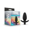 thumbnail image 1 of Blush Anal Adventures Platinum Silicone Vibrating Saddle Plug Black, 1 of 2