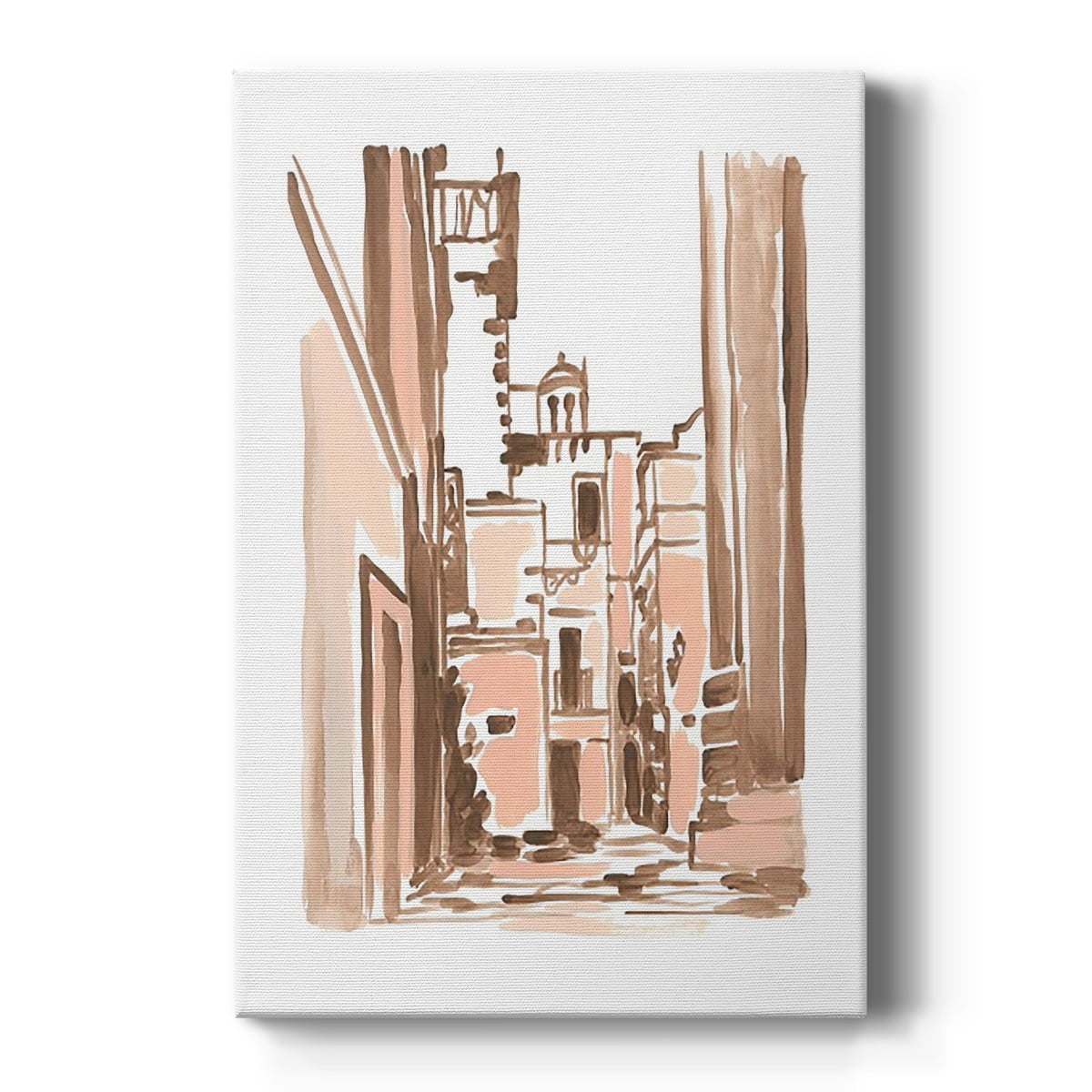 Blush Architecture Study II Premium Gallery Wrapped Canvas - Ready to Hang