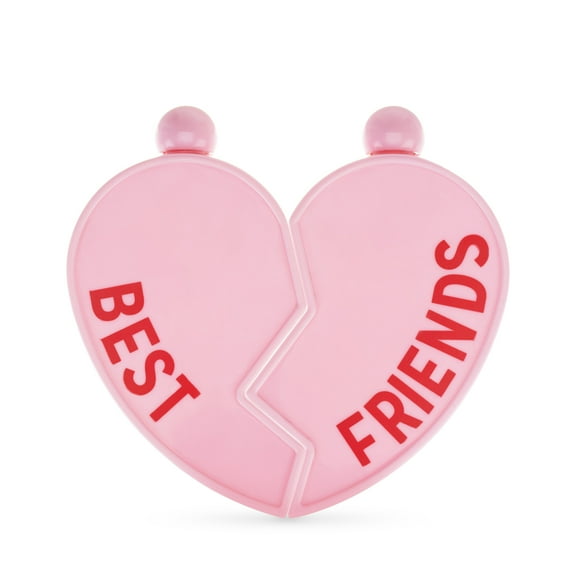 Blush Bestie Pink Flasks, Flask for Liquor, Cute Flask, 3oz, Set of 2, Pink
