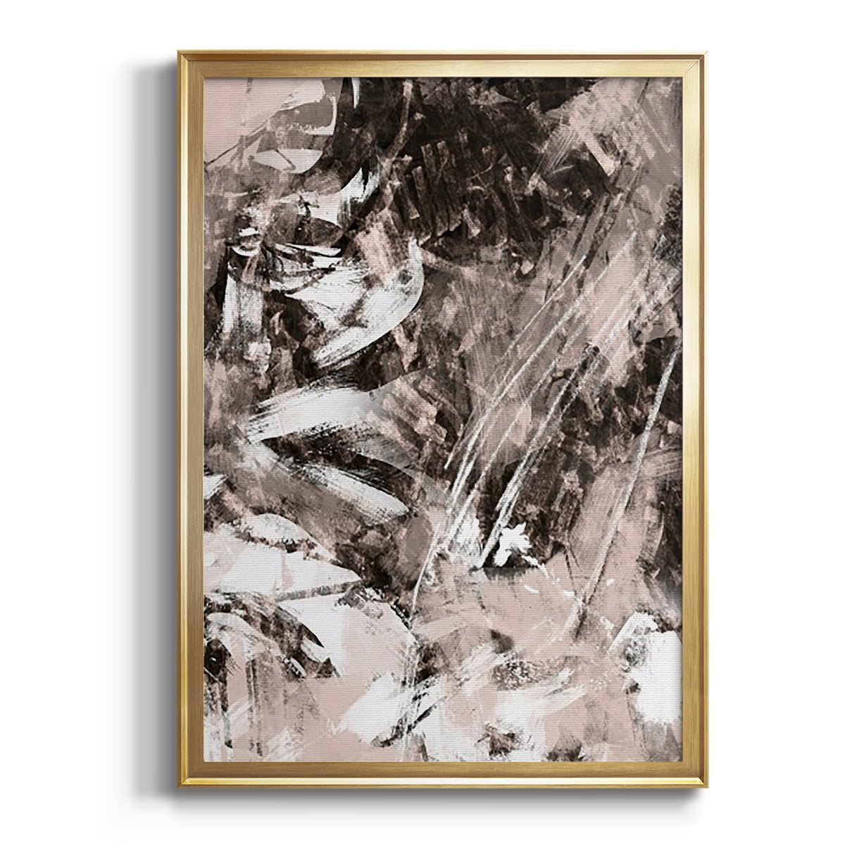 Blush Blackboard II Premium Framed Print, in Gold, Black, or Silver - Ready to Hang