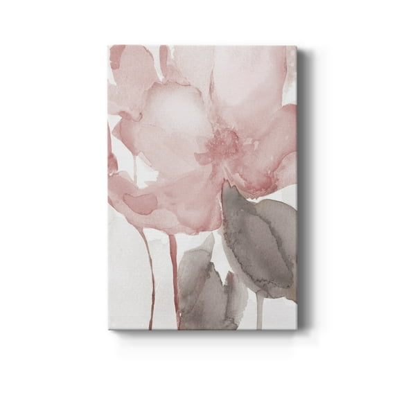 Blush Bloom II Premium Gallery Wrapped Canvas - Ready to Hang - 12 x 18