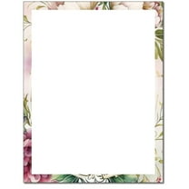 Blush Bouquet Letterhead Laser & Inkjet Printer Paper, 100 Sheets