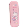 thumbnail image 1 of Blush Bunny Silhouette Plastic Youngster Organizer Pouch With Playful Print & Large Capacity Academic Storage Solution, 1 of 3