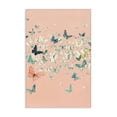 thumbnail image 1 of Stupell Industries Blush Butterflies over Pink Canvas Wall Art, design by Petal Prints Design, 1 of 7