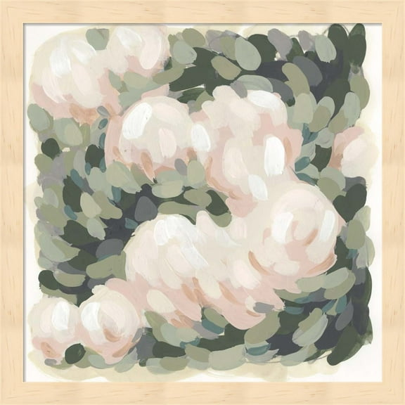Blush & Celadon I by June Erica Vess, Framed Wall Art, 13.25W x 13.25H