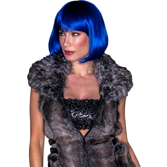 Cindy Blue Wig Costume Accessory