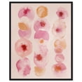 thumbnail image 1 of Blush Drops Canvas Print Bathroom Wall Art by Notoriart, Black Frame, 20 x 24, 1 of 5