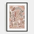 thumbnail image 1 of Blush Flora III - Illustration Abstract Minimalist Boho Floral Pattern Modern Art Pastel Black Framed Wall Art Print 12 x 18 inches, 1 of 8