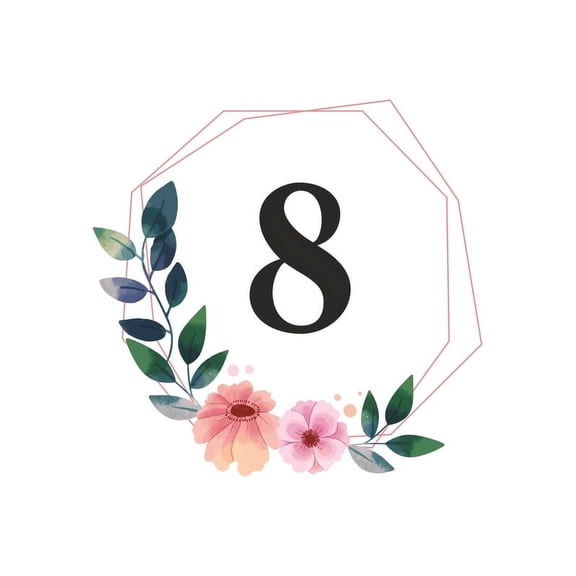 Blush Floral Design Table Number Cards Double Sided Party Table Numbers for Reception Baby Shower Anniversary Birthday Bridal Party 4x6 50 Pcs
