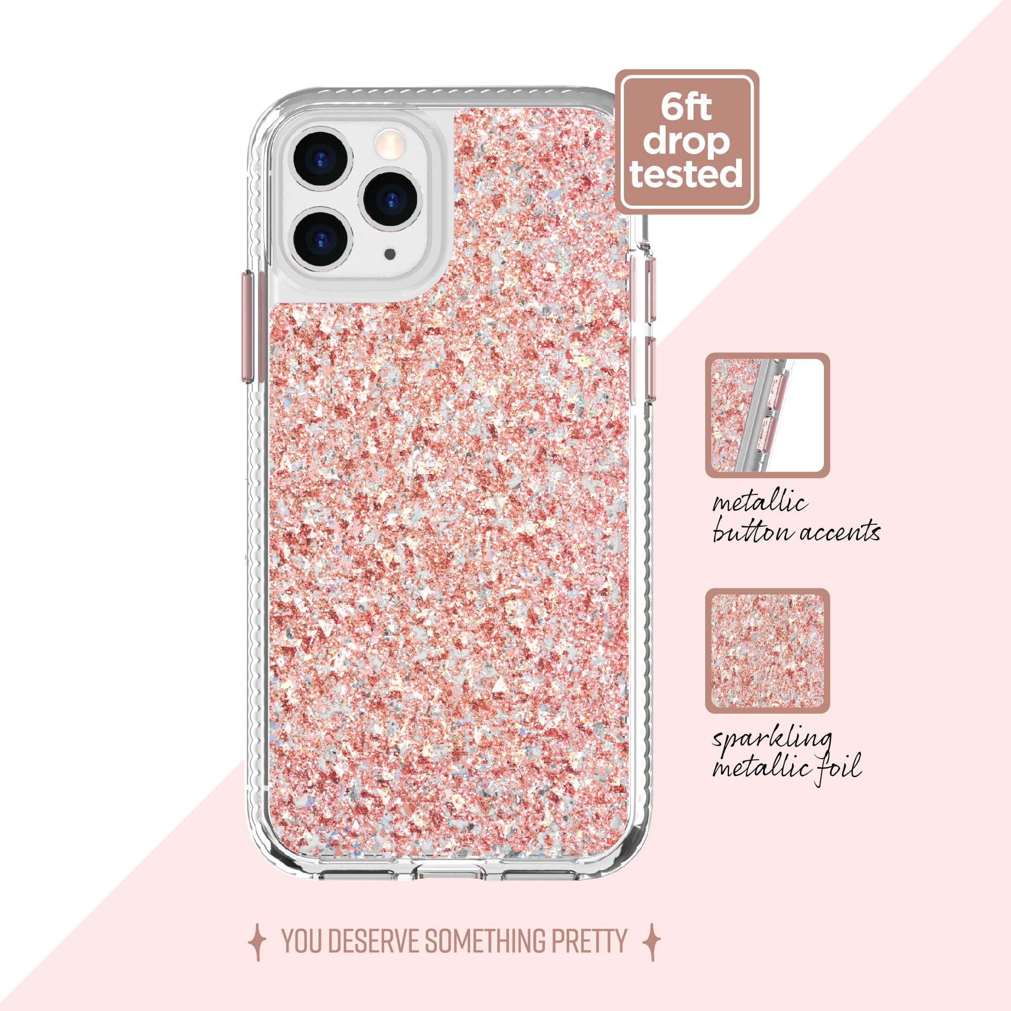 Blush Gold Fleck Phone Case for iPhone 11 Pro