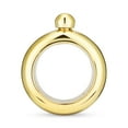 thumbnail image 1 of Blush Gold Plastic Bangle Flask for Outdoor Festival, Gifts for Women, 4 oz, 1 of 5