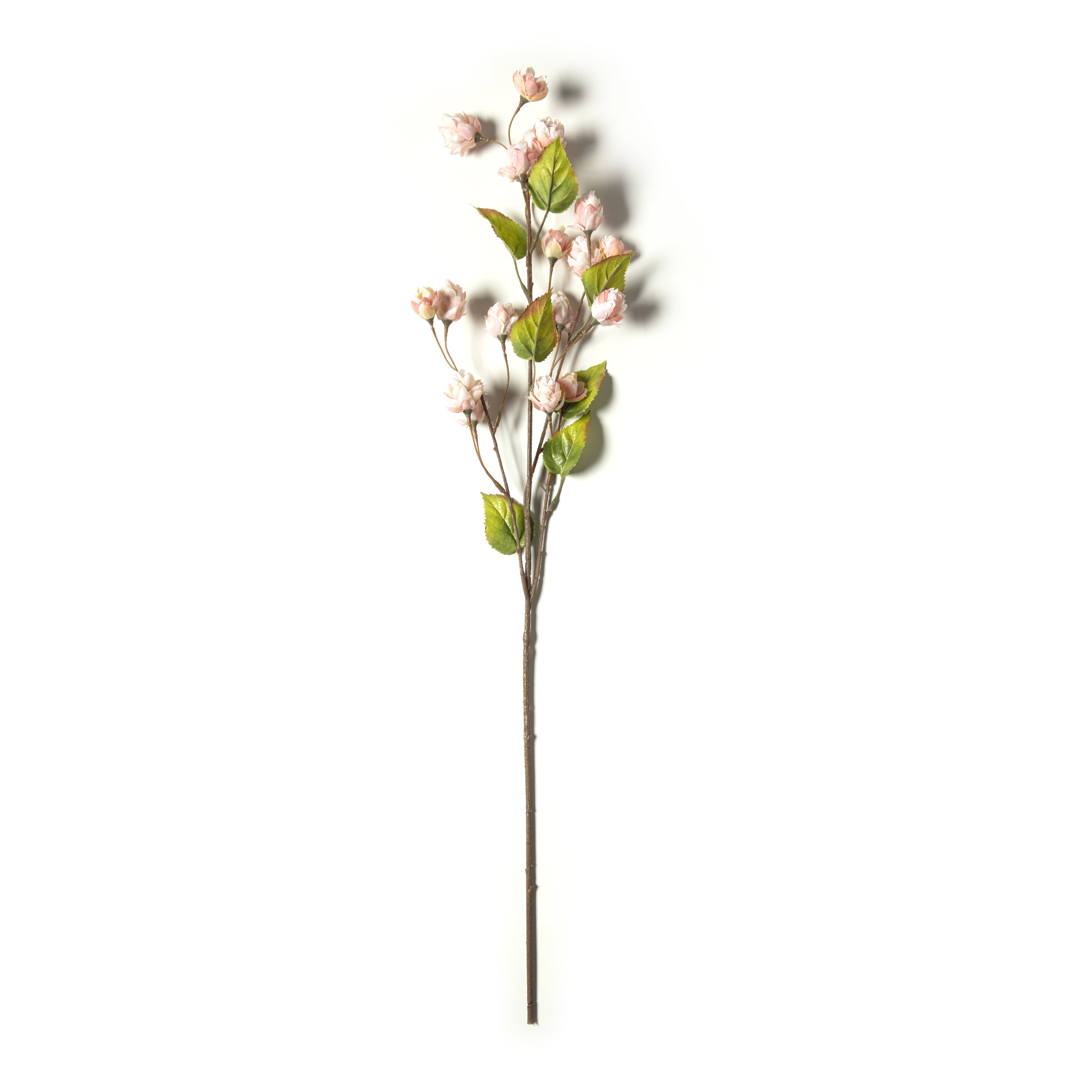 Blush Pink Polyester Flower Stem for Table Top Decor