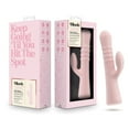thumbnail image 1 of Blush | Jaymie 9.25 Inch G Spot Clitoral Dual Stimulation Rabbit Vibrator In Pink - 10 Vibration Modes - Soft Silicone, 1 of 10