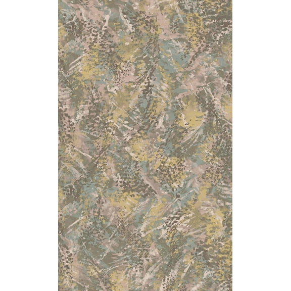 Blush Khaki Feather Like Textured Abstract Wallpaper