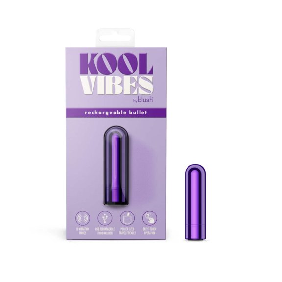 Blush Kool Vibes Mini Rechargeable Bullet - Grape