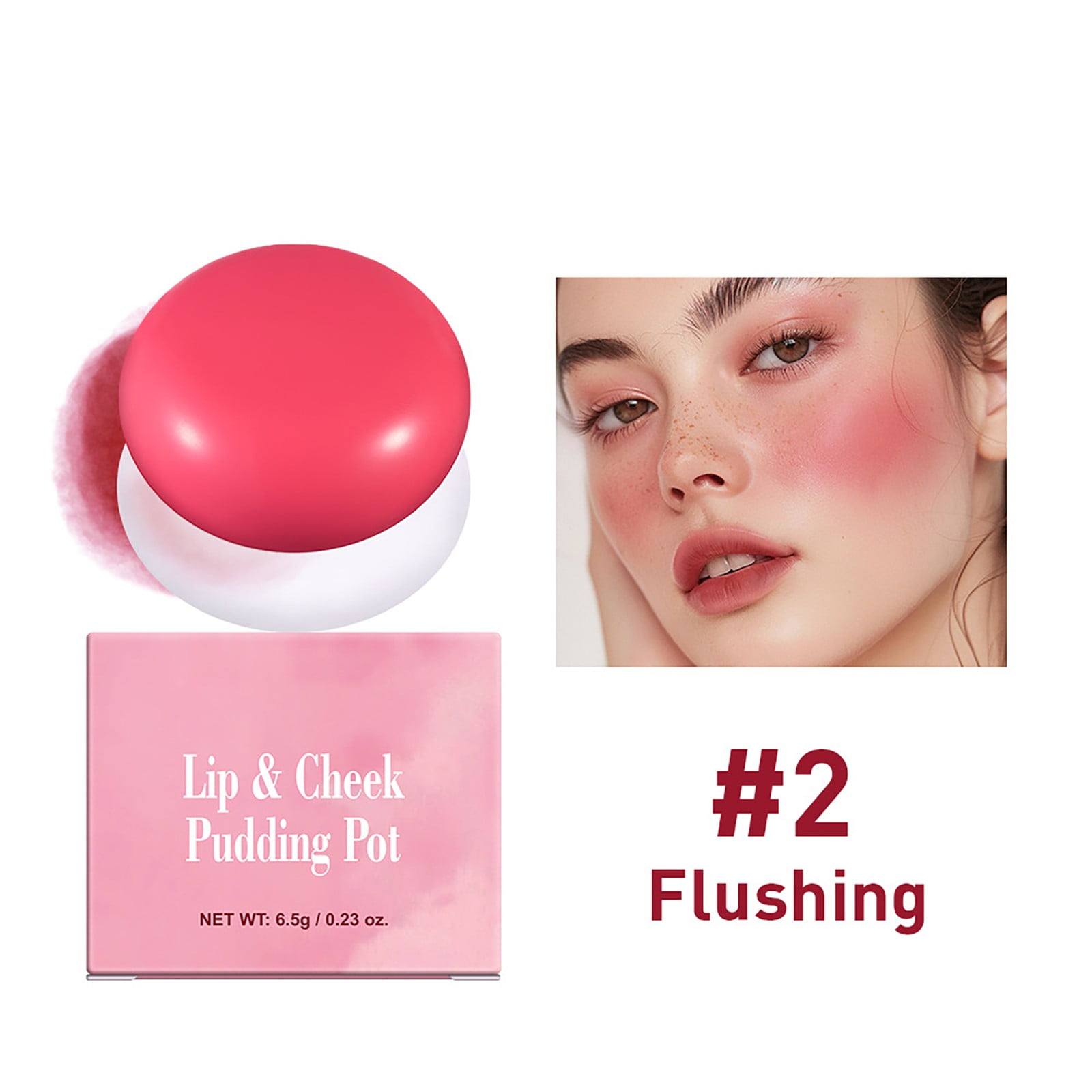 Blush Lip and Cheek Blurry Pot Four Color Clay for Lipstick Even