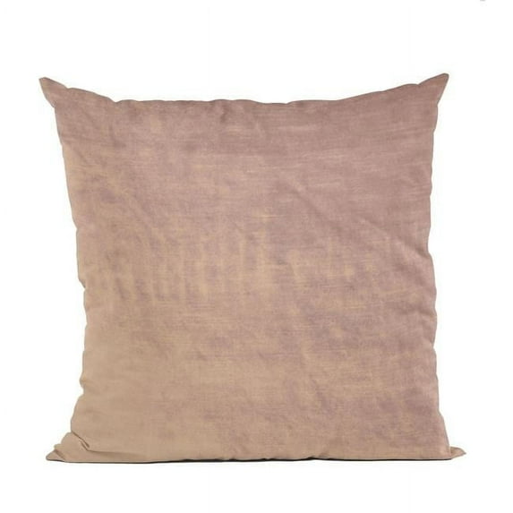 Blush Lux Velvet Shiny Velvet Luxury Throw Pillow - 20 x 20 in.