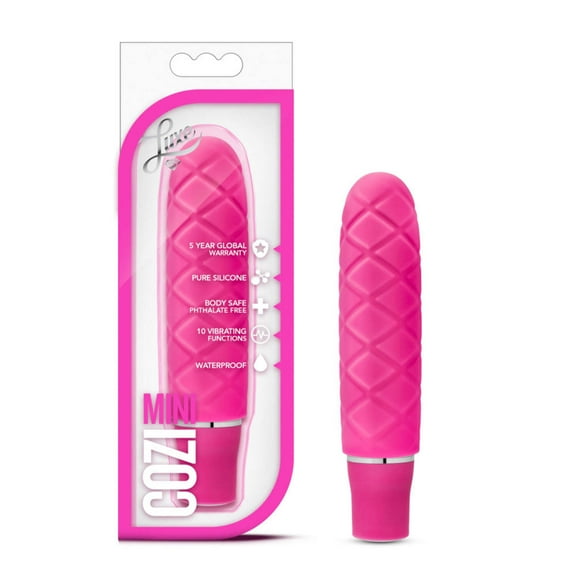 Blush Luxe Cozi Mini Silicone Slimline Vibrator Fuchsia