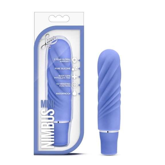 Blush Luxe Nimbus Mini Silicone Vibrator Periwinkle
