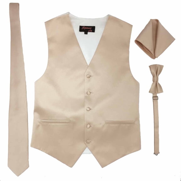 Blush Men's Satin Vest Spencer J's - L