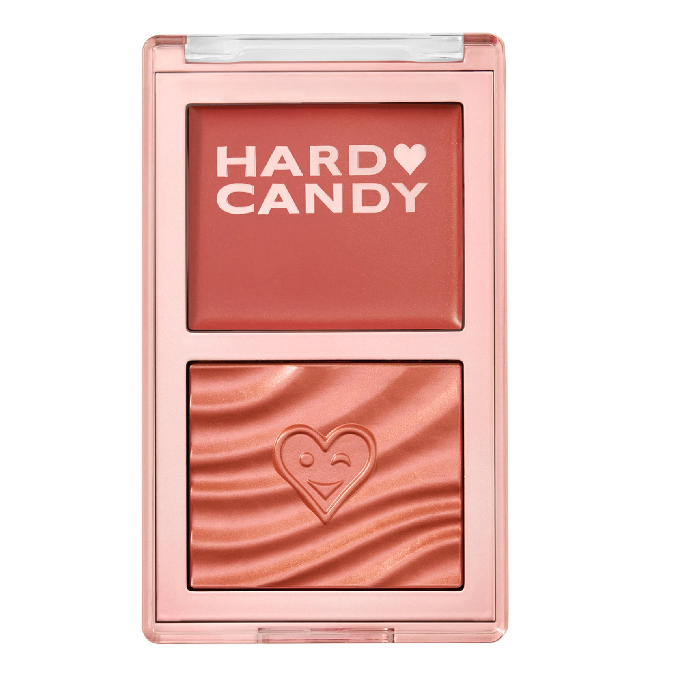 Hard Candy Blush On Lock Cream & Powder Blush Duo, Caught Blushing, Soft Peach, 0.35 oz