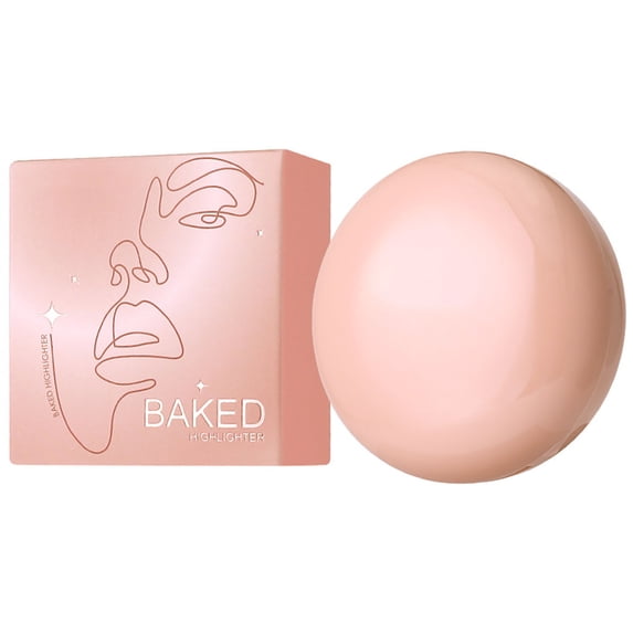 Blush Palette Baked Highlighter and Blush Duo, Buildable Luminous Powder for Cheeks, Natural Finish, Soft Pinch, Shimmer and Matte Shades, Contour and Highlight