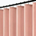 thumbnail image 1 of Blush Pink Extra Long Linen Shower Curtain, 108 Inch Long Heavy Duty Fabric Shower Curtain Set with 12 Metal Hooks, Waterproof Decor Machine Washable for Bathroom Bathtub Hotel, 72 x 108, 1 of 14