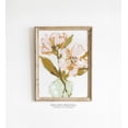 thumbnail image 1 of Blush Pink Floral Art Print Southern Botanical Decor, Stretched Canvas 8x10in, 1 of 4