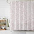 thumbnail image 1 of Blush Pink Florals Shower Curtains for Bathroom, Abstract Damask Flowers European Style Waterproof Fabric Shower Curtain, Decorative Bathroom Curtain for Bathtub, 72"x84", No Hooks Included, 1 of 9